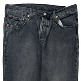 501 Levis Jeans - 31W 29L Grey Cotton