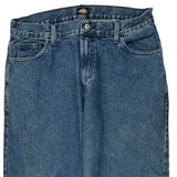 Dickies Double Knee Jeans - 34W 30L Blue Denim