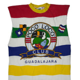 Roco Loco Single Stitch Vest - Medium Multicoloured Cotton