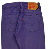 501 Levis Jeans - 30W 30L Purple Cotton