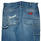 Dickies Carpenter Jeans - 34W 30L Blue Cotton