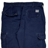 Tyndale Cargo Pants - 33W 31L Blue Cotton