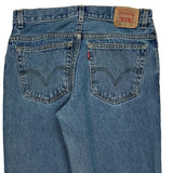 Levis 550 Jeans - 32W UK 12 Blue Cotton