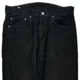 Levis Cord Trousers - 35″ Waist Black Cotton