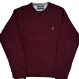 Tommy Hilfiger Sweater - 2XL Burgundy Cotton