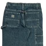 Lee Carpenter Jeans - 32W 34L Blue Cotton Blend