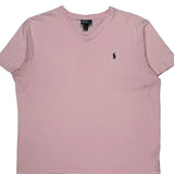 Polo By Ralph Lauren T-Shirt - XL Pink Cotton