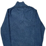 Polo By Ralph Lauren 1/4 Zip - 2XL Blue Wool