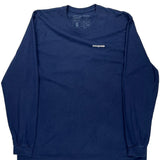 Patagonia Long Sleeve T-Shirt - No Size Blue Cotton