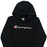 Champion Hoodie - Medium Black Cotton