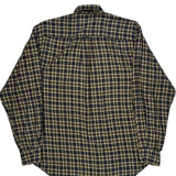 Nautica Checked Shirt - Small Beige Cotton