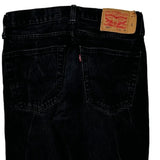 501 Levis Jeans - 31W 30L Black Cotton