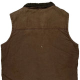 Wl Workwear Vest - Large Brown Cotton
