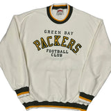 Green Bay Packers Nutmeg Football Sweatshirt - XL Cream Cotton