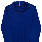 Tommy Hilfiger 1/4 Zip - Small Blue Cotton