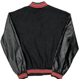 Unbranded Varsity Jacket - Large Black Polyester