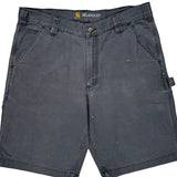 Carhartt Cargo Carpenter Shorts - 36W 10L Gray Cotton