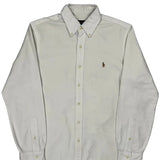 Ralph Lauren Shirt - Medium White Cotton