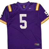 Lsu Tigers Nike Football Jersey - Large Purple Polyester