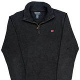 Polo By Ralph Lauren 1/4 Zip - Medium Black Cotton