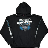 Appleton Harley-Davidson Harley Davidson Graphic Hoodie - 2XL Black Cotton