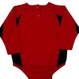 Age 3-6 Months Nike Wisconsin Playsuit - 4XS Red Cotton