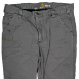 Carhartt Carpenter Trousers - 36W 30L Grey Cotton