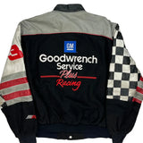 Goodwrench Service Plus Racing Chase Authentics Nascar Varsity Jacket - XL Black Polyester