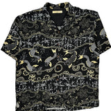 Tommy Bahama Hawaiian Shirt - XL Gold Silk
