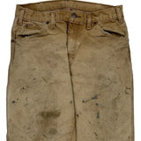 Dickies Carpenter Trousers - 30W 29L Beige Cotton