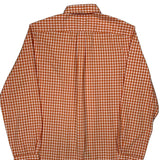 Ralph Lauren Checked Shirt - Large Orange Cotton