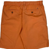 Tommy Hilfiger Chino Shorts - 34W 9L Orange Cotton