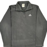 Adidas Fleece - Large Gray Polyester