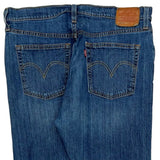 501 Levis Jeans - 33W 28L Blue Cotton
