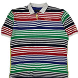 Coogi Striped Polo Shirt - 2XL Multicoloured Cotton