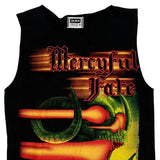 Single Stitch Melissa The Roxx Band Tank Top - Small Black Cotton