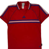 Number 6 Adidas Football Shirt - Medium Red Polyester
