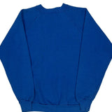 90S Blank Fruit Of The Loom Sweatshirt - Large Blue Cotton Blend