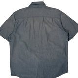 Carhartt Short Sleeve Shirt - Large Gray Cotton