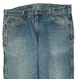 Carhartt Carpenter Jeans - 38W 34L Light Wash Cotton