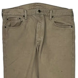 501 Levis Jeans - 36W 31L Beige Cotton