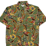 Gozzi Floral Hawaiian Shirt - Large Multicoloured Cotton