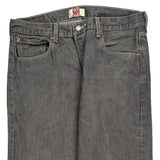 501 Levis Jeans - 34W 30L Grey Cotton