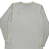 Reebok Long Sleeve T-Shirt - XL White Cotton
