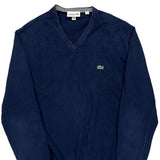 Lacoste Sweater - Large Blue Cotton