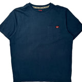 Wrangler T-Shirt - XL Blue Cotton