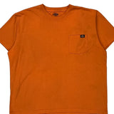 Dickies T-Shirt - 2XL Orange Cotton Blend