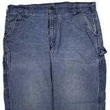Carhartt Double Knee Carpenter Pants - 38W 30L Blue Cotton