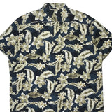 Croft & Barrow Floral Hawaiian Shirt - 2XL Multicoloured Cotton