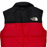 700 Fill The North Face Puffer Vest - Small Red Nylon